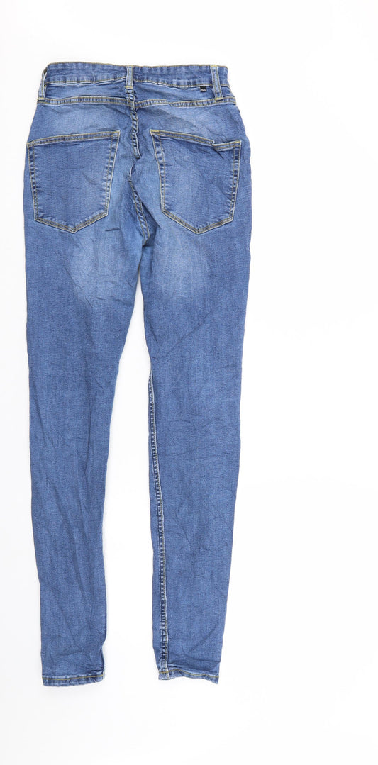 157 Womens Blue Denim Tapered Jeans Size M L31 in
