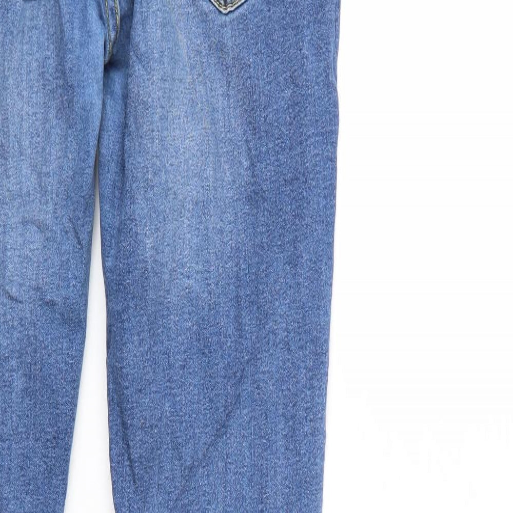 157 Womens Blue Denim Tapered Jeans Size M L31 in