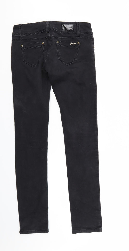 Big mantis Womens Black Denim Straight Jeans Size 30 in L32 in