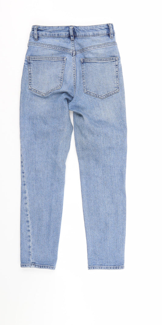 ASOS Mens Blue Denim Straight Jeans Size 26 L28 in