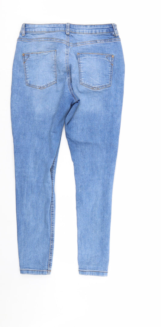 Darcy Womens Blue Denim Straight Jeans Size 8