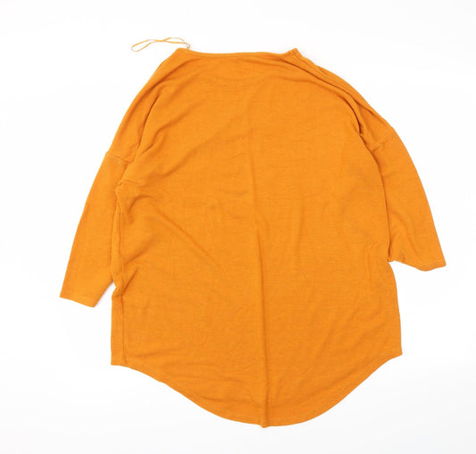 Papaya Womens Orange Tunic Jumper Size L