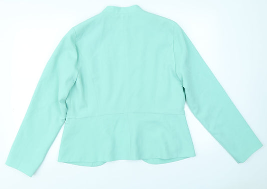 candalite Womens Blue Jacket Blazer Size XL