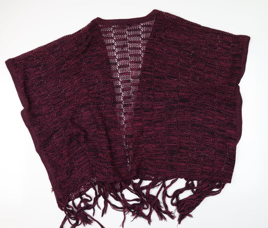 Select Womens Red Cardigan Jumper Size L