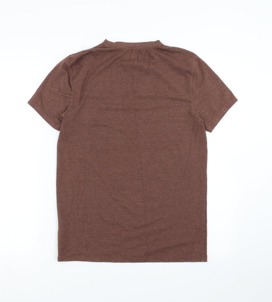 ASOS Womens Brown Basic T-Shirt Size S