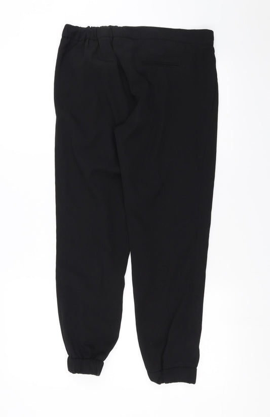 Topshop Womens Black Trousers Size 4 L25 in