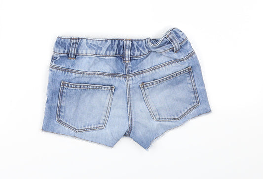 Next Girls Blue Culotte Shorts Size 6 Years