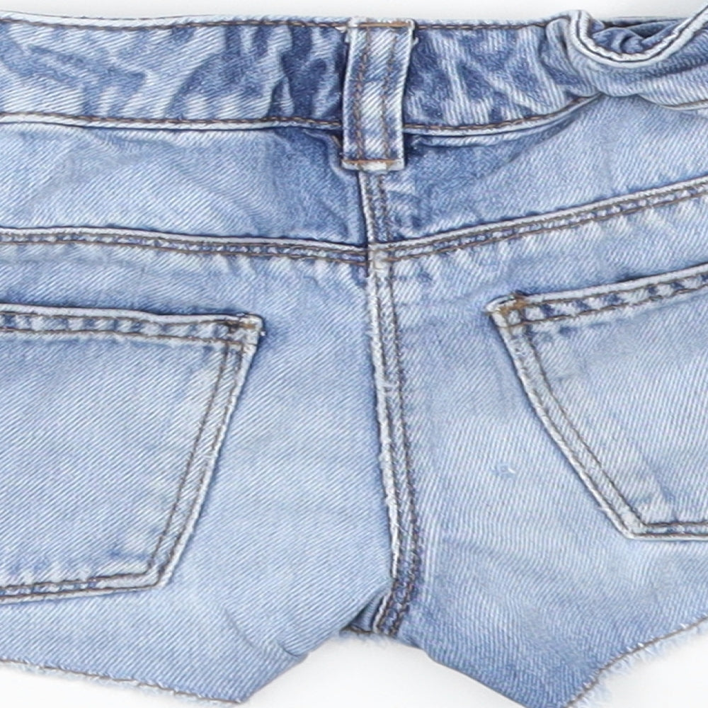 Next Girls Blue Culotte Shorts Size 6 Years