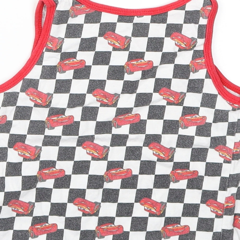 George Boys Red Basic T-Shirt Size 3-4 Years