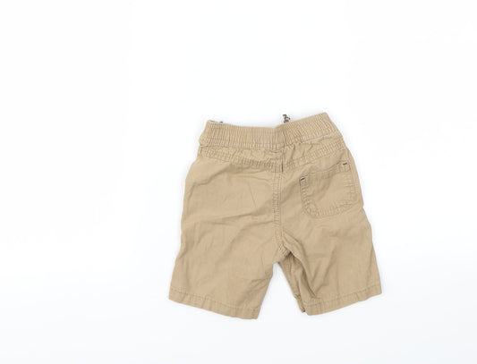 Primark Boys Beige Cargo Trousers Size 9-12 Months