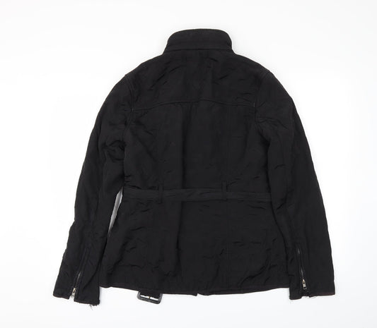 Papaya Womens Black Jacket Coat Size 14