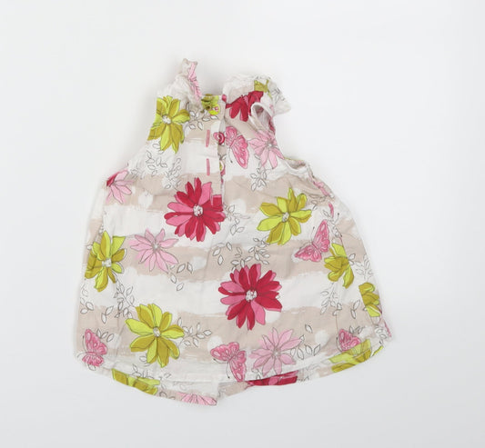 NEXT Girls Pink Floral Fit & Flare Size 3-6 Months