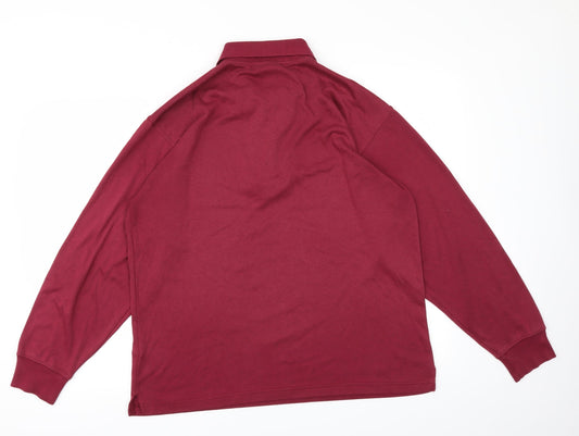 MAHOCHAMY Mens Red T-Shirt Size M