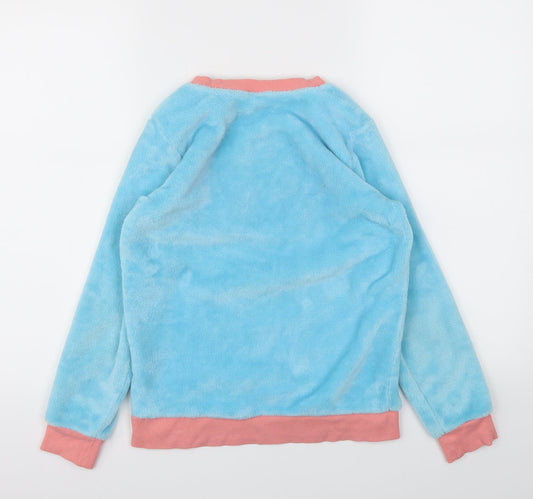 Disney Girls Blue Argyle/Diamond Cami Pyjama Top Size 9-10 Years