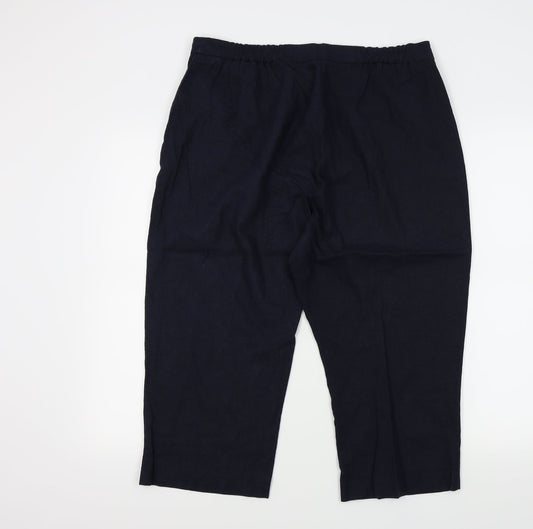 Profile Womens Blue Trousers Size 16 L20 in