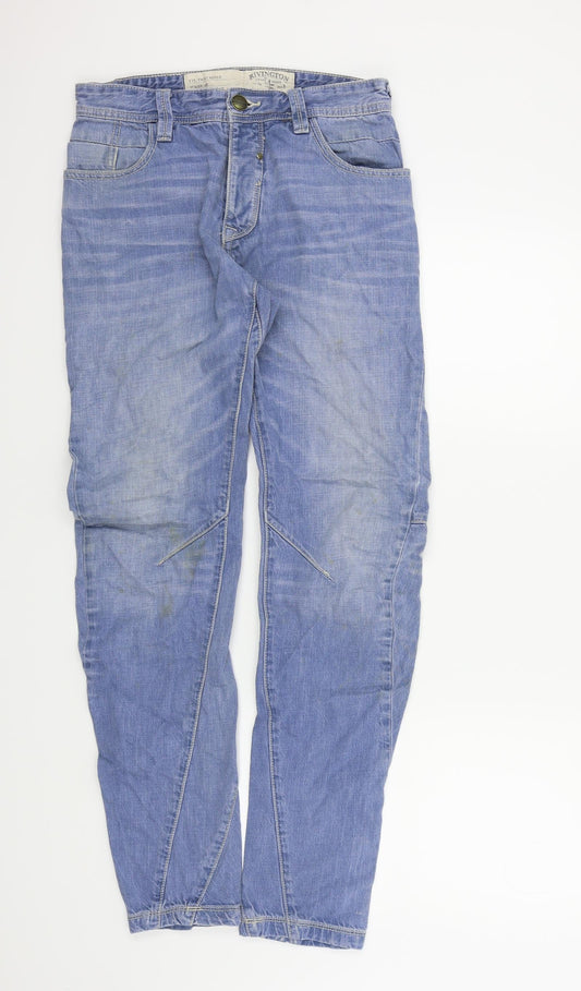 RIVINGTON Mens Blue Skinny Jeans Size 28 in L30 in - TWIST RYDER