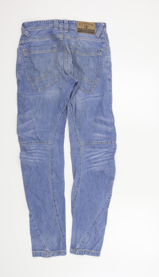 RIVINGTON Mens Blue Skinny Jeans Size 28 in L30 in - TWIST RYDER