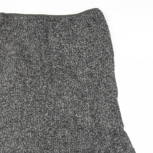 Preworn Womens Grey Trumpet Skirt Size XL