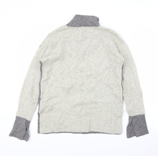 M&S Mens Grey Pullover Jumper Size S