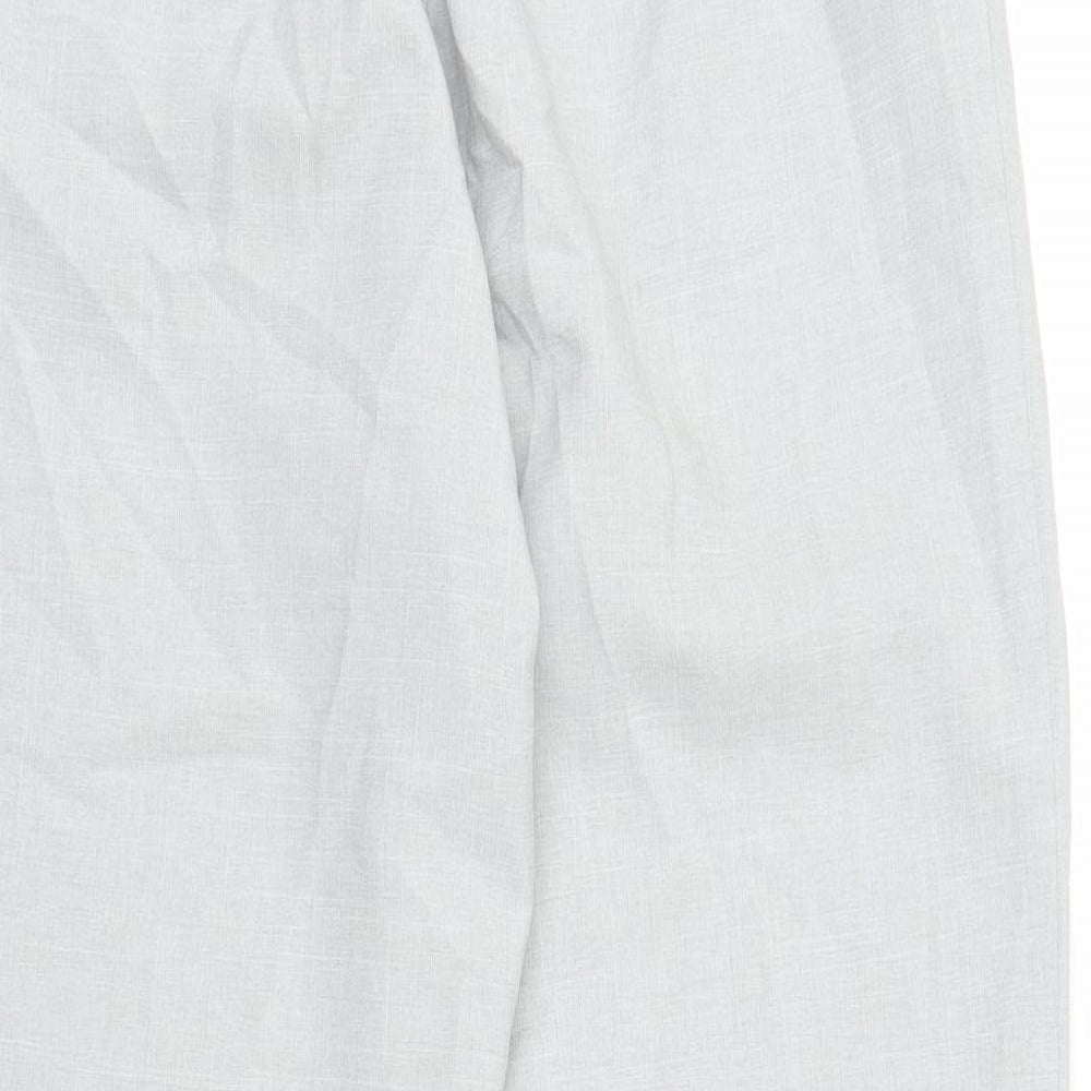 BHS Womens Grey Capri Trousers Size 14 L24 in