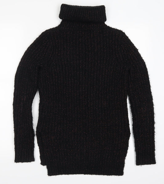 Rachel Roy Womens Black Pullover Jumper Size XS - Pink