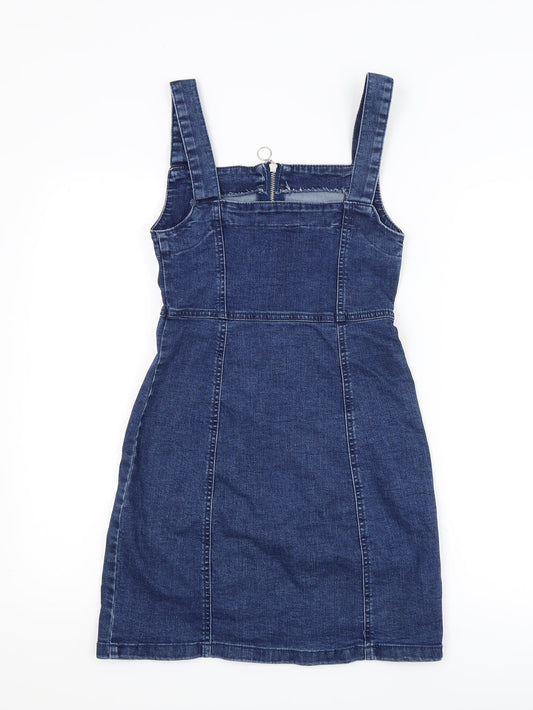 Denim Co Womens Blue Dungaree One-Piece Size 6
