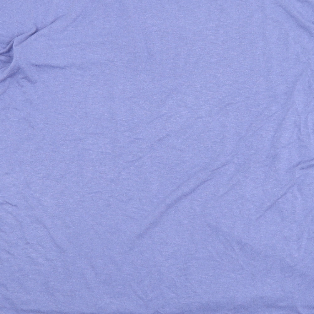 Select Womens Purple Basic T-Shirt Size 8