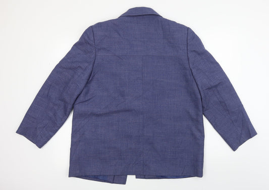 Holmewood Womens Blue Jacket Blazer Size 16