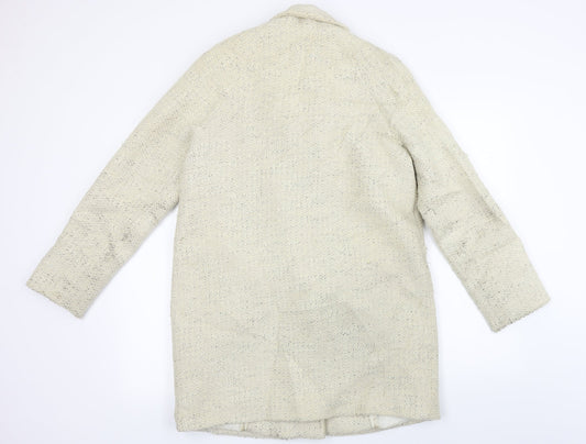 Mini Velvet Womens Beige Jacket Coat Size 10
