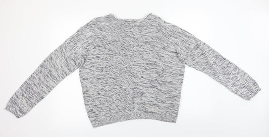 New Look Womens Grey Cardigan Jumper Size L