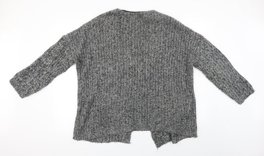 Promod Womens Grey Cardigan Jumper Size M