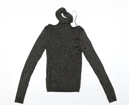 H&M Womens Black Pullover Jumper Size S