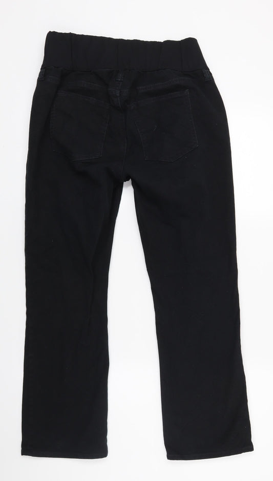 Gap Womens Black Denim Straight Jeans Size 29 in L23 in