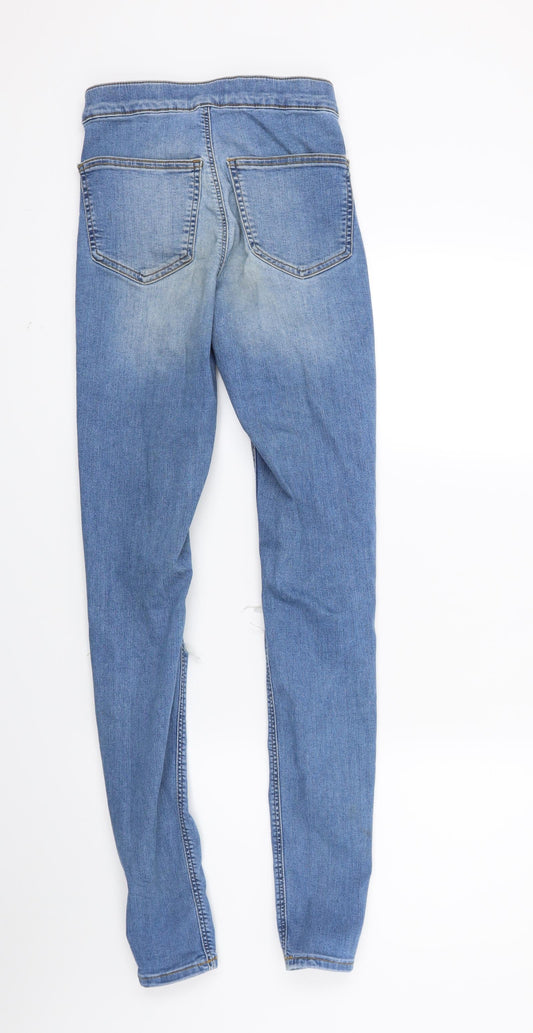 Top shop Womens Blue Denim Jegging Jeans Size 25 in L28 in