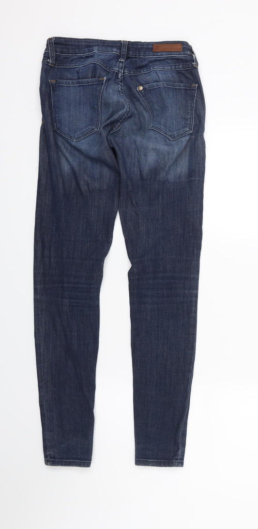 H&M Womens Blue Denim Skinny Jeans Size 26 in L28 in
