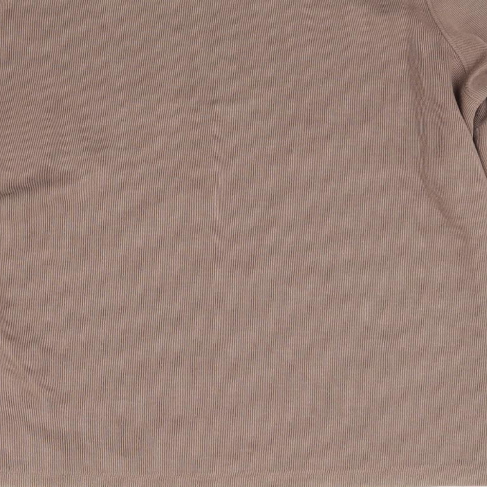 BM Womens Brown Pullover Jumper Size M