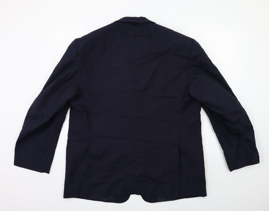 Preworn Mens Blue Jacket Suit Jacket Size 42