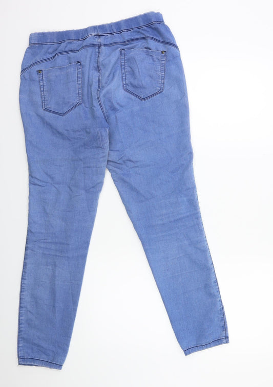 Preworn Womens Blue Denim Jegging Jeans Size 32 in L30 in
