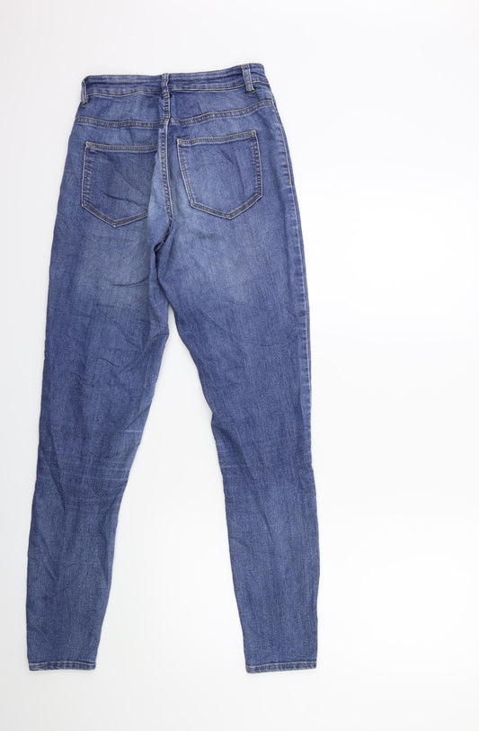 H&M Womens Blue Denim Skinny Jeans Size 6 L29 in