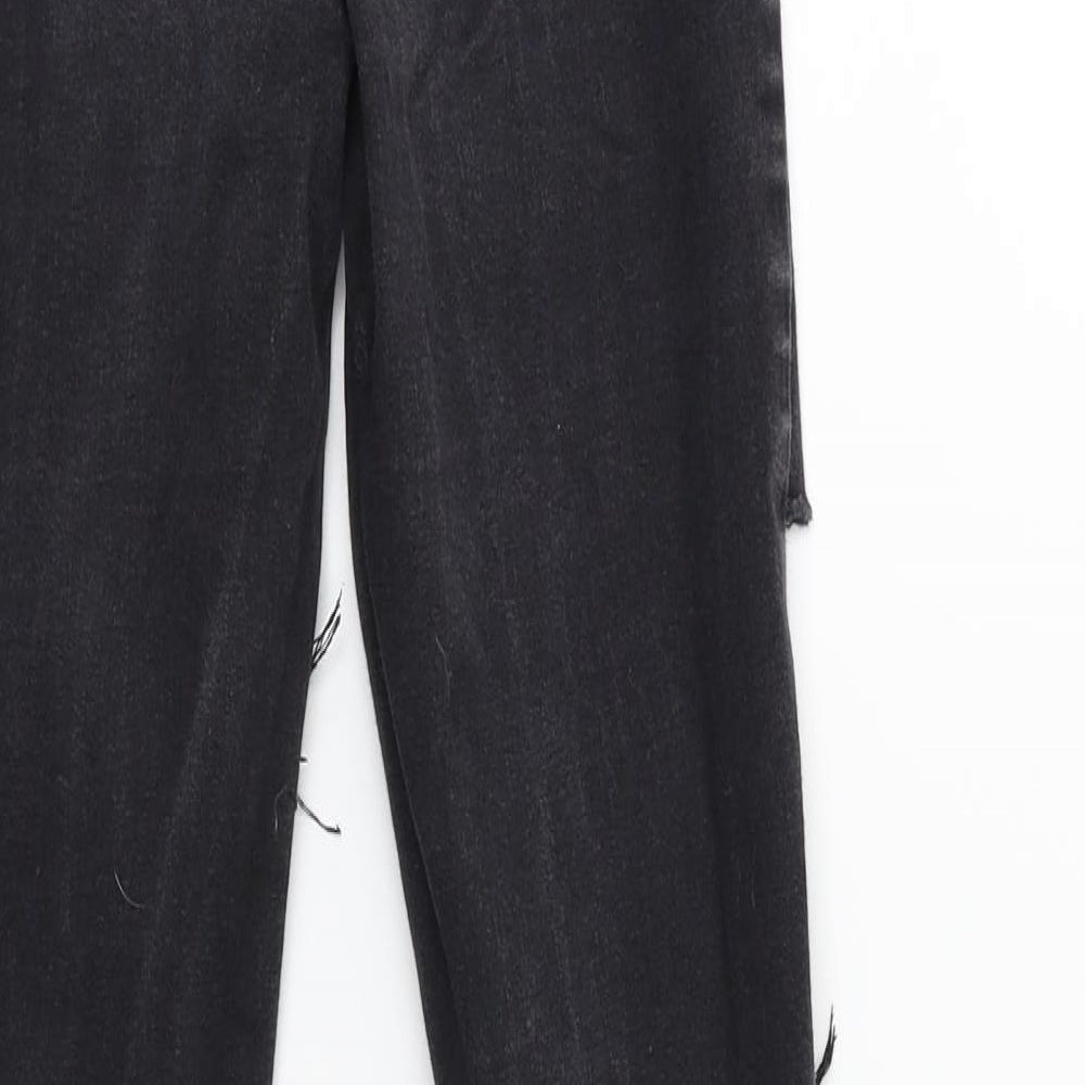 Denim & Co. Womens Black Denim Skinny Jeans Size 6 L28 in