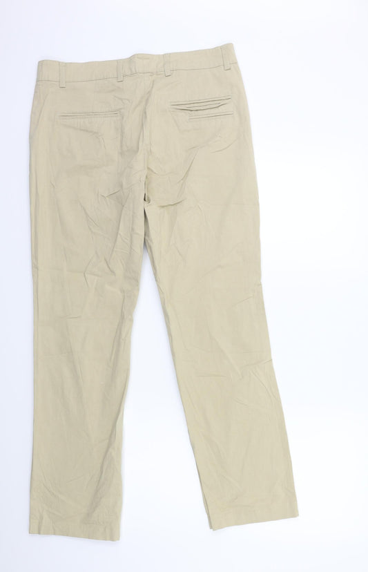 Preworn Womens Beige Cargo Trousers Size 36 in L29 in