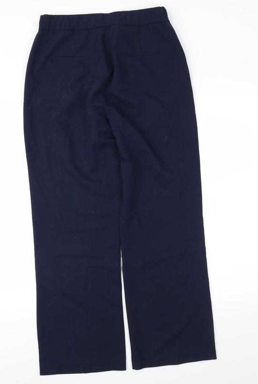 Magi Womens Blue Trousers Size 12 L27 in