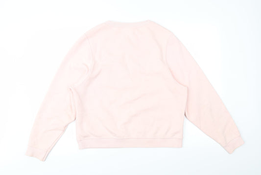 Mango Womens Pink Pullover Sweatshirt Size S