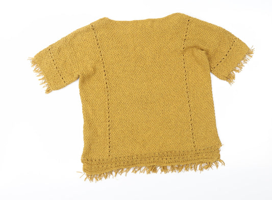 NEXT Womens Gold Pullover Jumper Size 10