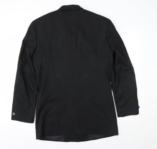 Taylor & Wright Mens Black Jacket Suit Jacket Size 38
