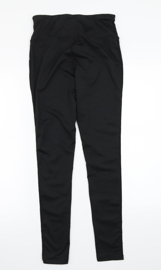 Missguided Womens Black Capri Leggings Size S L27 in