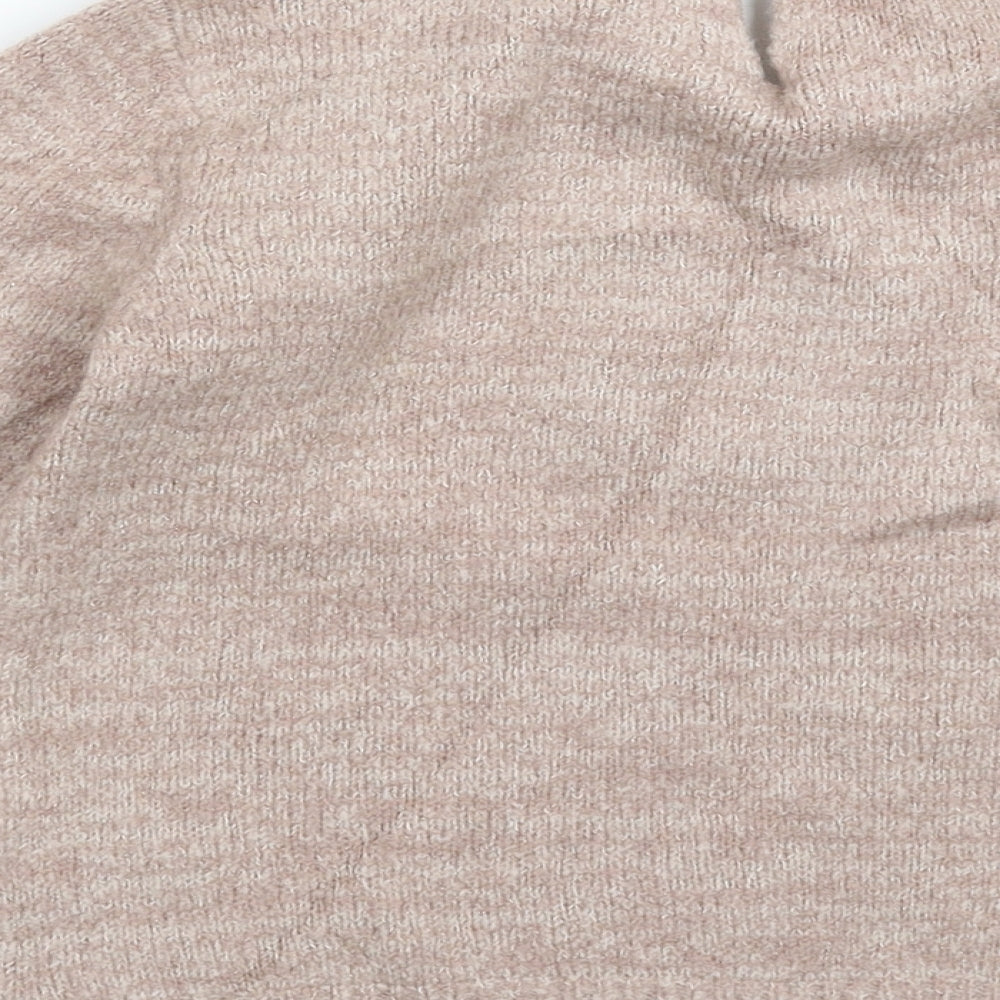 Primark Girls Beige Knit Pullover Jumper Size 10-11 Years