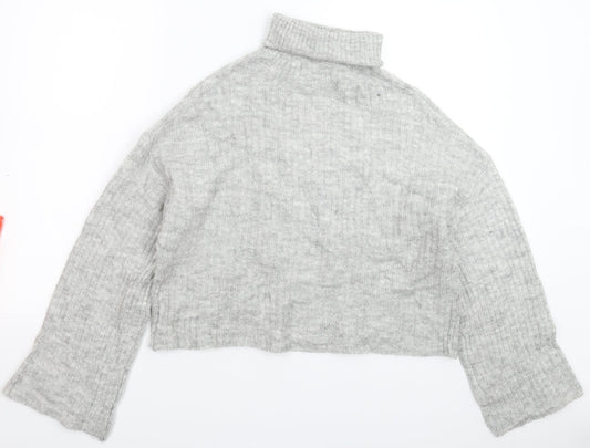 Divided Womens Grey Knit Pullover Jumper Size S