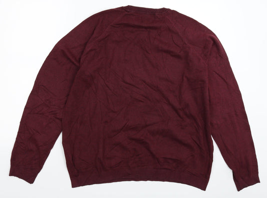 Burton Mens Brown Knit Pullover Jumper Size XL