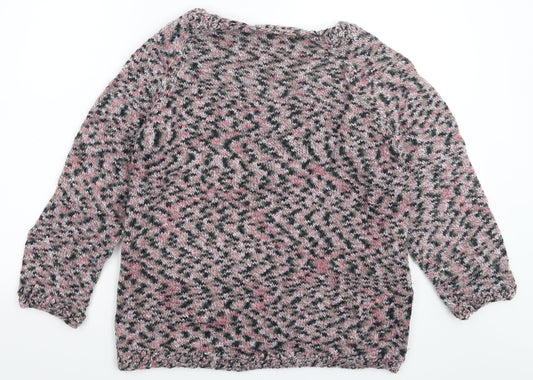 Preworn Womens Multicoloured Knit Pullover Jumper Size L